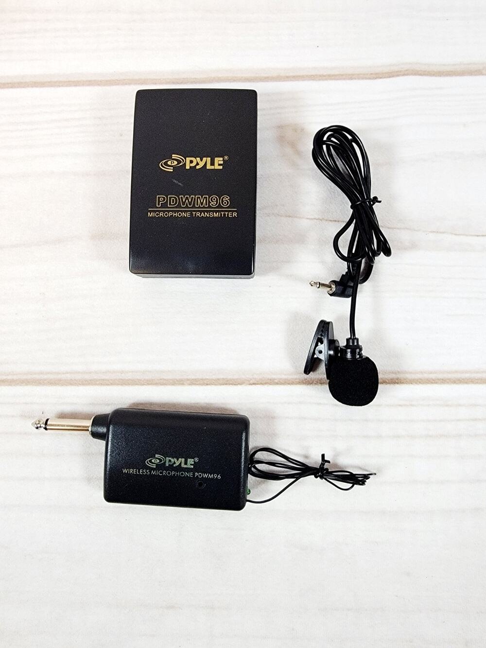 Pyle PDWM96 Belt Pack Wireless Microphone System Lapel Lavalier Microphone